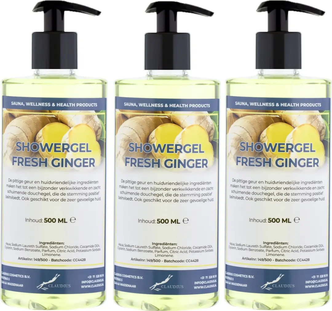 Splashbox Cosmetics Fresh Ginger Douchegel 500ml