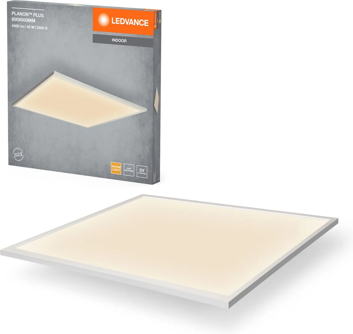 LEDVANCE Planon Plus Plafondlamp 36W 600x600mm