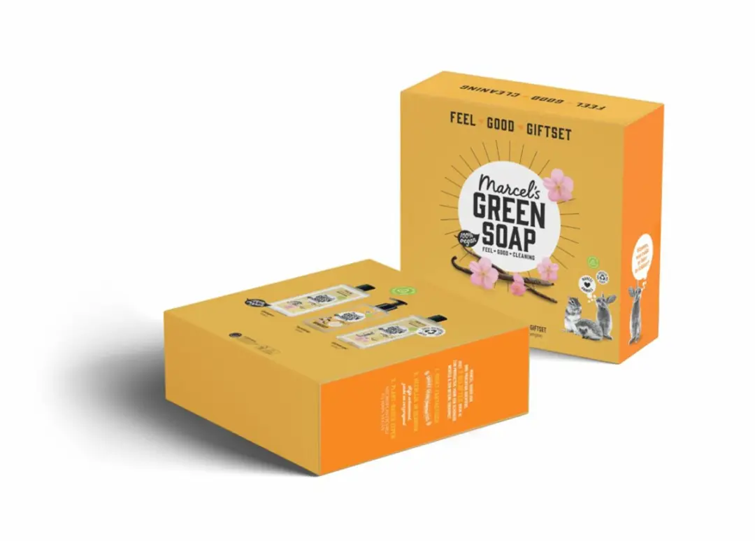 Marcel's Green Soap Geschenkset Vanille & Kersenbloesem - 3 Stuks