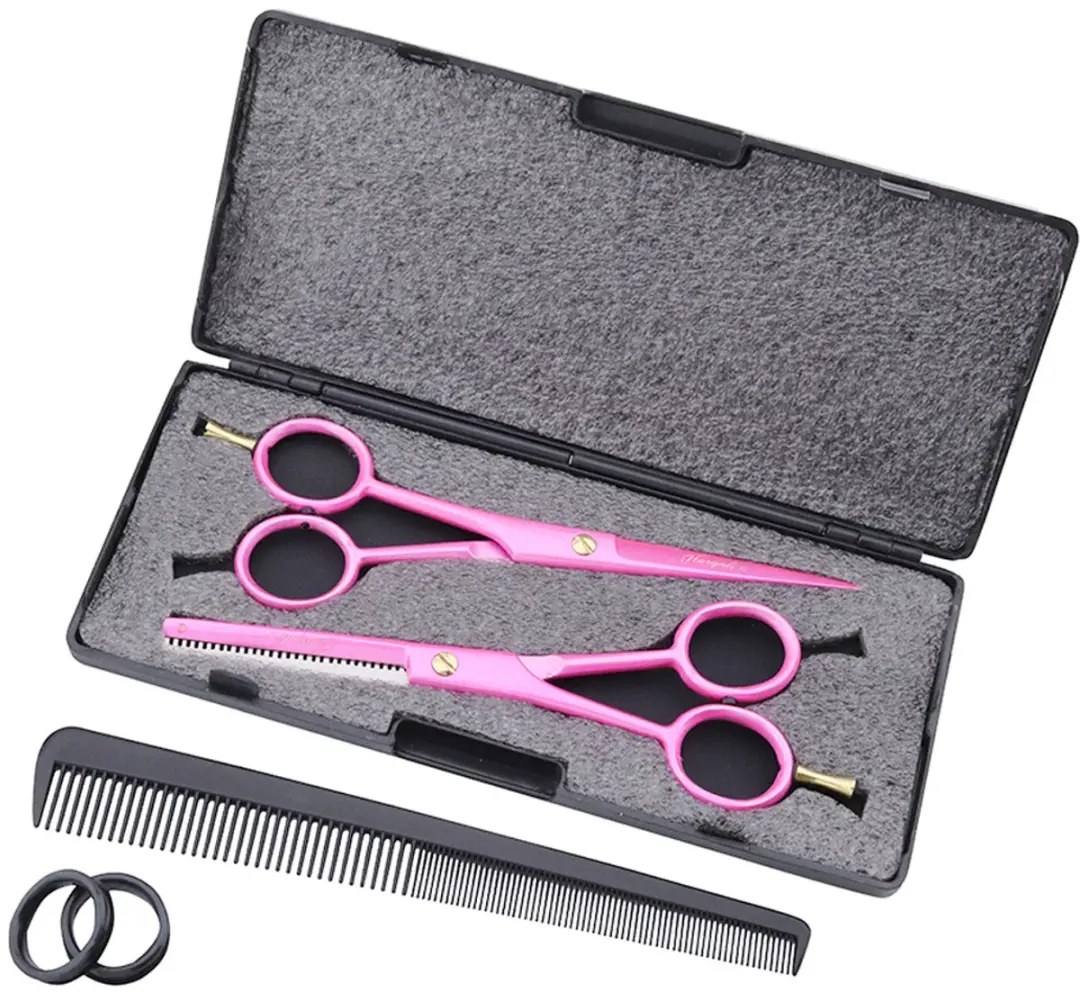 Haryali London 6" Roze Haarschaar Set - 3 Stuks