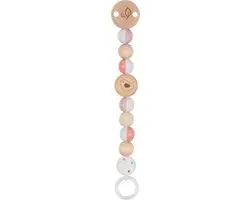 Goki Fopspeenketting Vogel - Hout - Multikleur