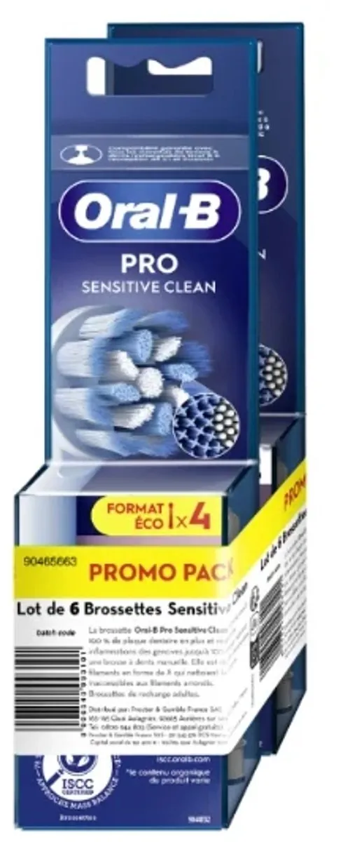 Oral-B Opzetborstels Gevoelige Tanden 6 Stuks
