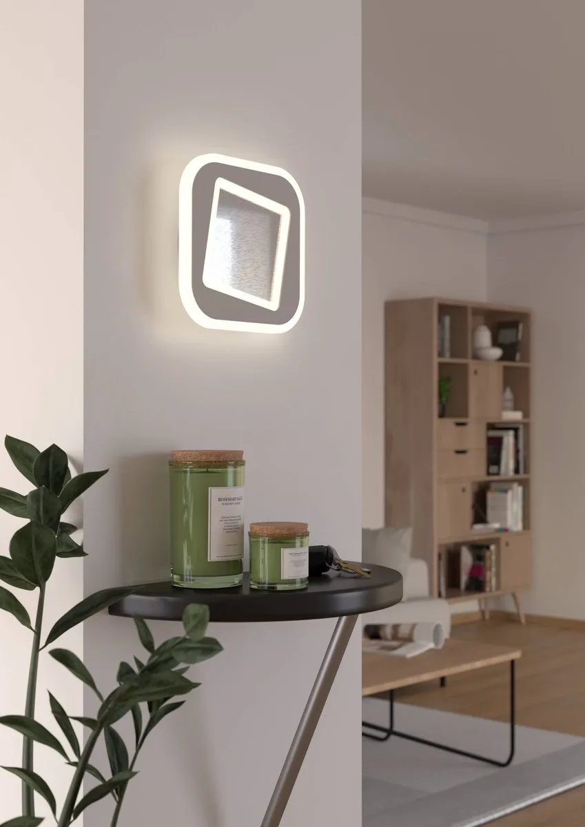 Eglo Macchioni Wandlamp LED 20cm - Wit/Grijs