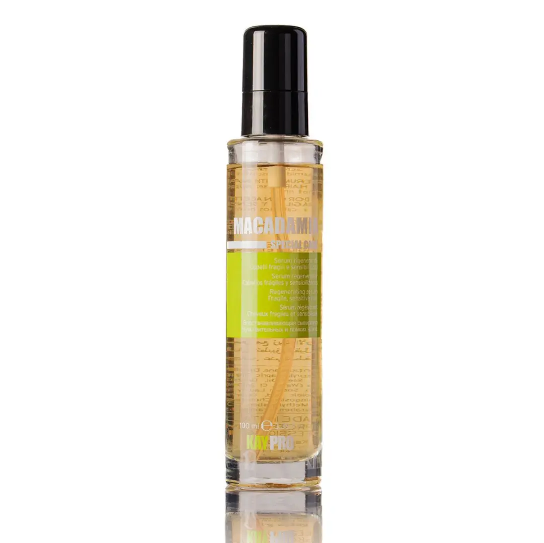 KayPro Macadamia Haarverzorging Set - 800ml (3x350ml Shampoo/Conditioner + 100ml Serum) - Droog & Fijn Haar