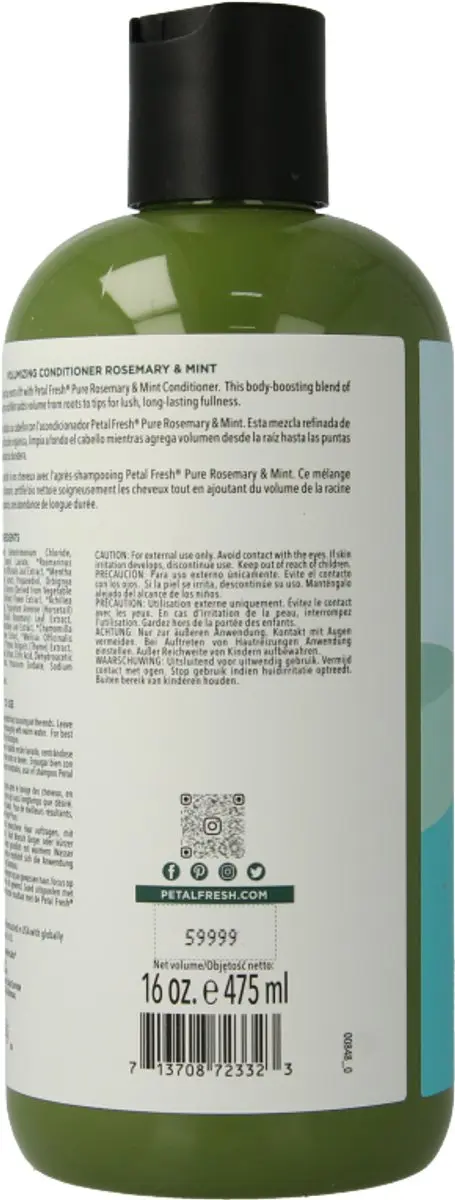 Petal Fresh Rosemary & Mint Conditioner 475ml