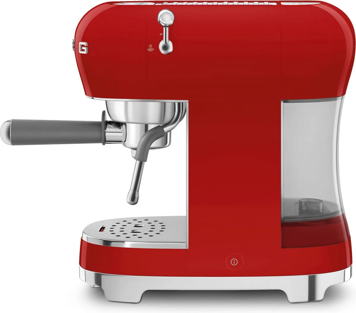 Smeg ECF02RDEU Handmatige Espressomachine - Rood