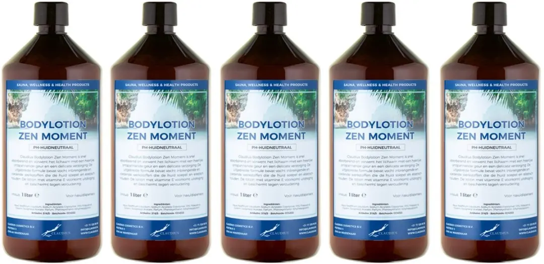 Splashbox Cosmetics Zen Moment Bodylotion 5L - 5 Stuks