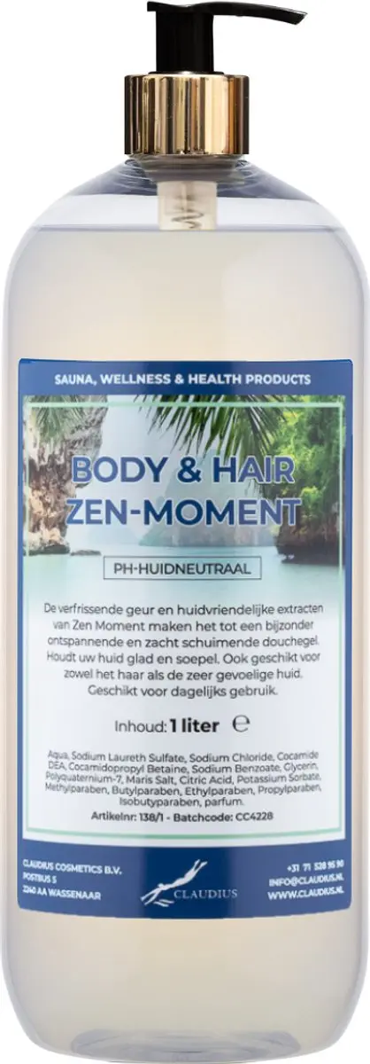 Splashbox Cosmetics Body & Hair Zen Moment 1L