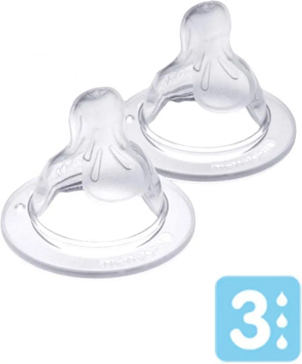 MAM Anatomic Flessentepel - Transparant - 2 Stuks