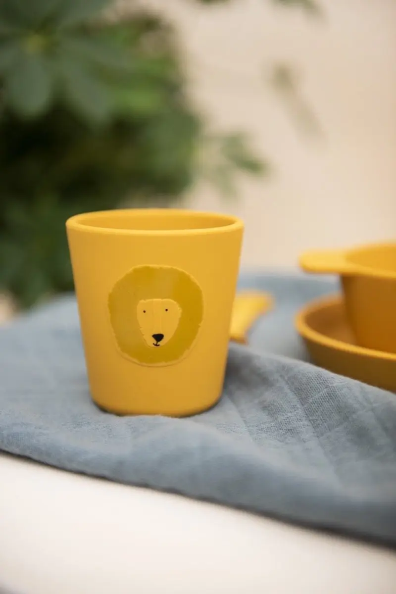 Trixie Mr. Lion Kinderbeker - Siliconen - 0.2L - 2 Stuks