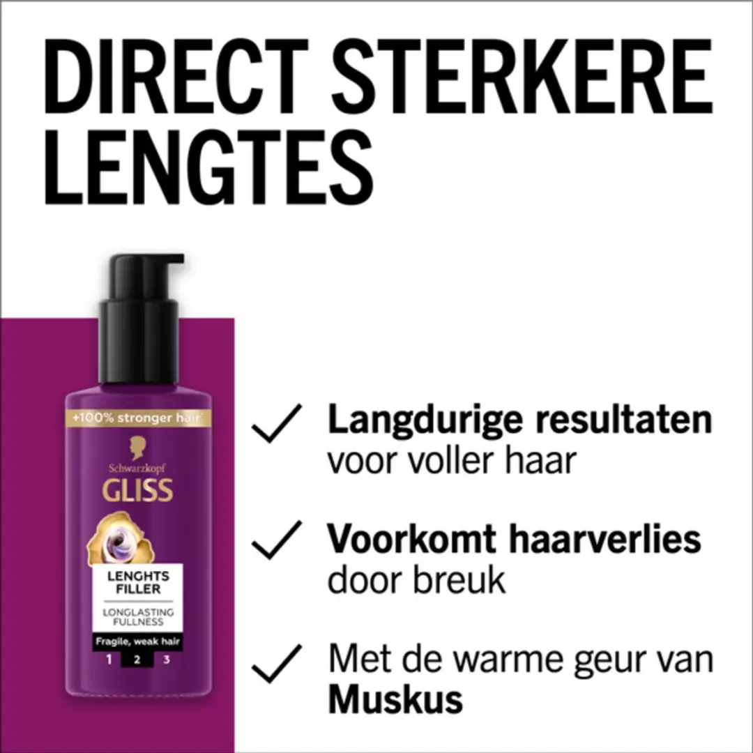 Gliss Full Hair Wonder Haarserum - 3x100ml