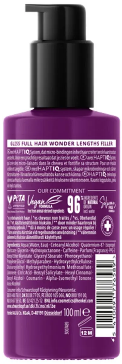 Gliss Full Hair Wonder Haarserum - 3x100ml