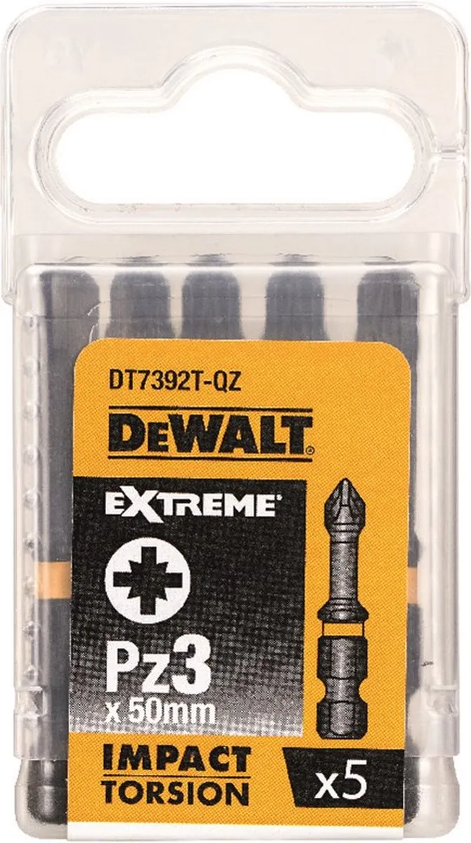 DeWalt DT7392T-QZ PZ3 Schroefbits 50mm - 5 Stuks