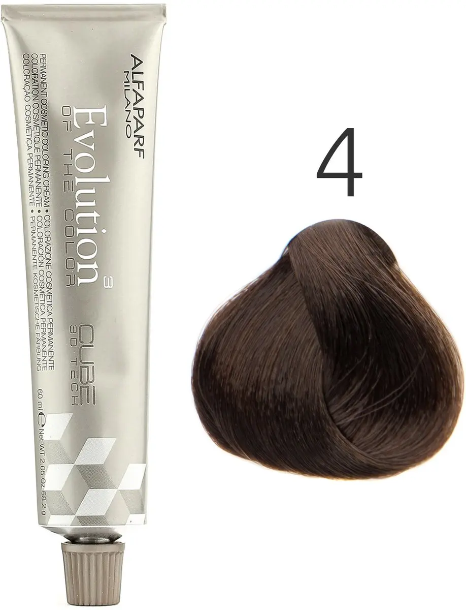 ALFAPARF Evolution of the Color 4 Bruin Kleurspoeling 60ml - Zwart