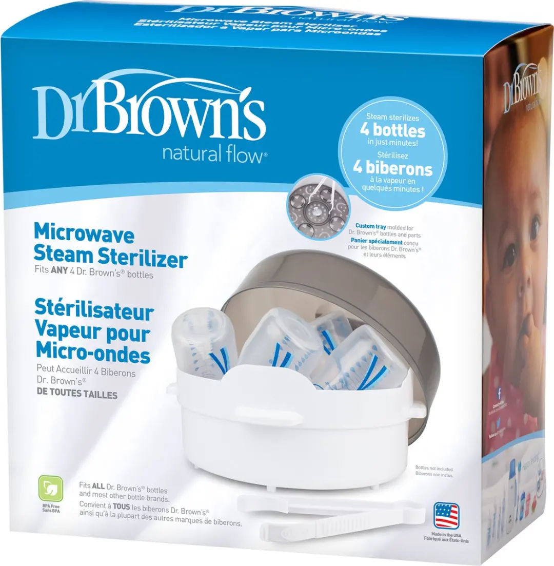 Dr. Brown's Magnetronsterilisator - 134x268x268mm Bruin