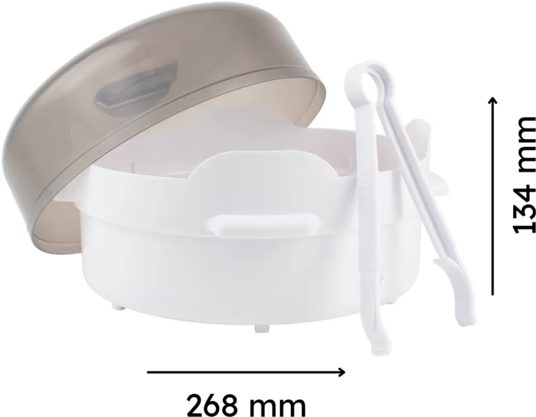 Dr. Brown's Magnetronsterilisator - 134x268x268mm Bruin