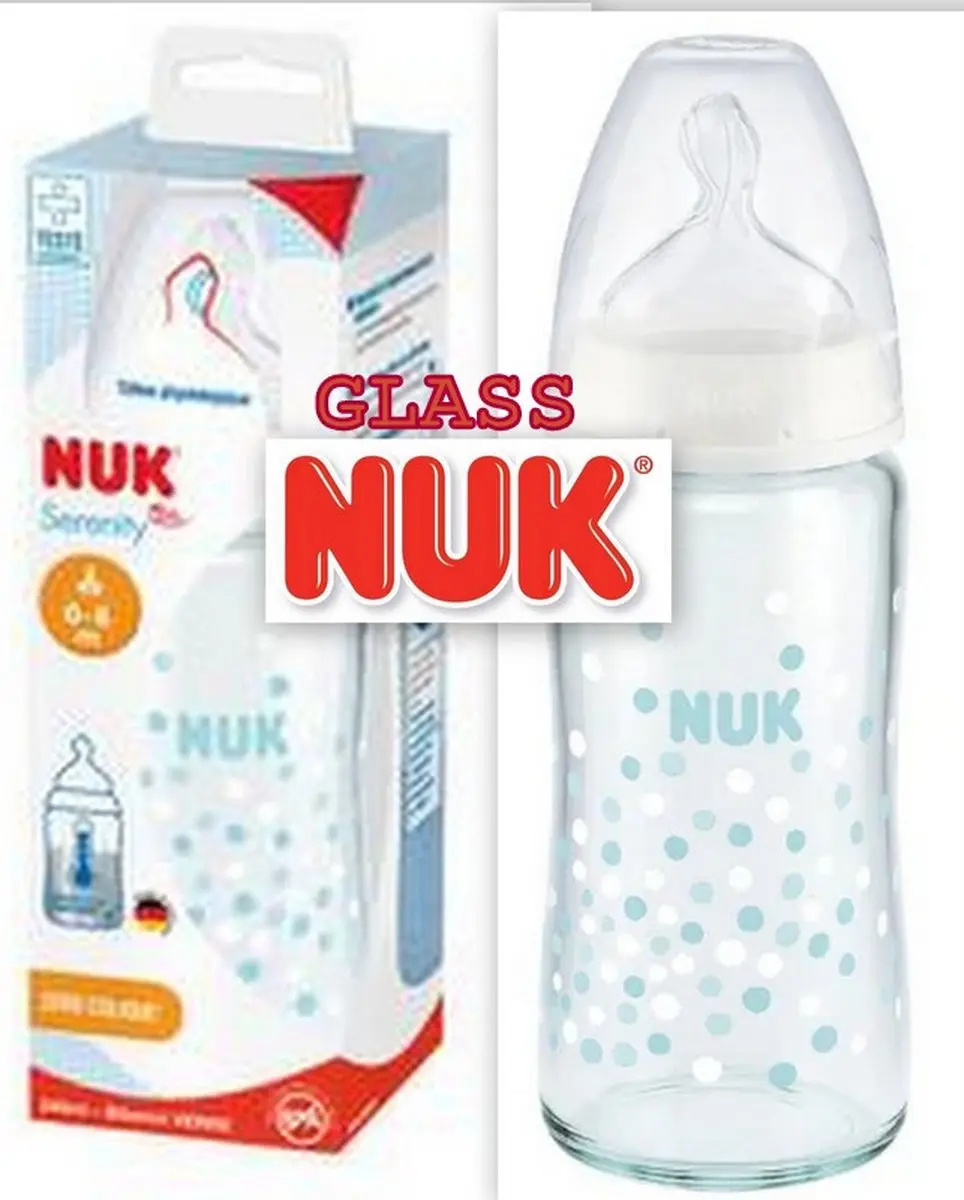 NUK Glazen Fles Serenity Plus 240ml