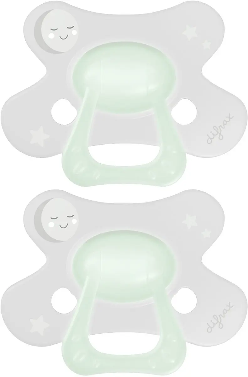 Difrax Fopspeen 6+ Maanden Dental Glow in the Dark