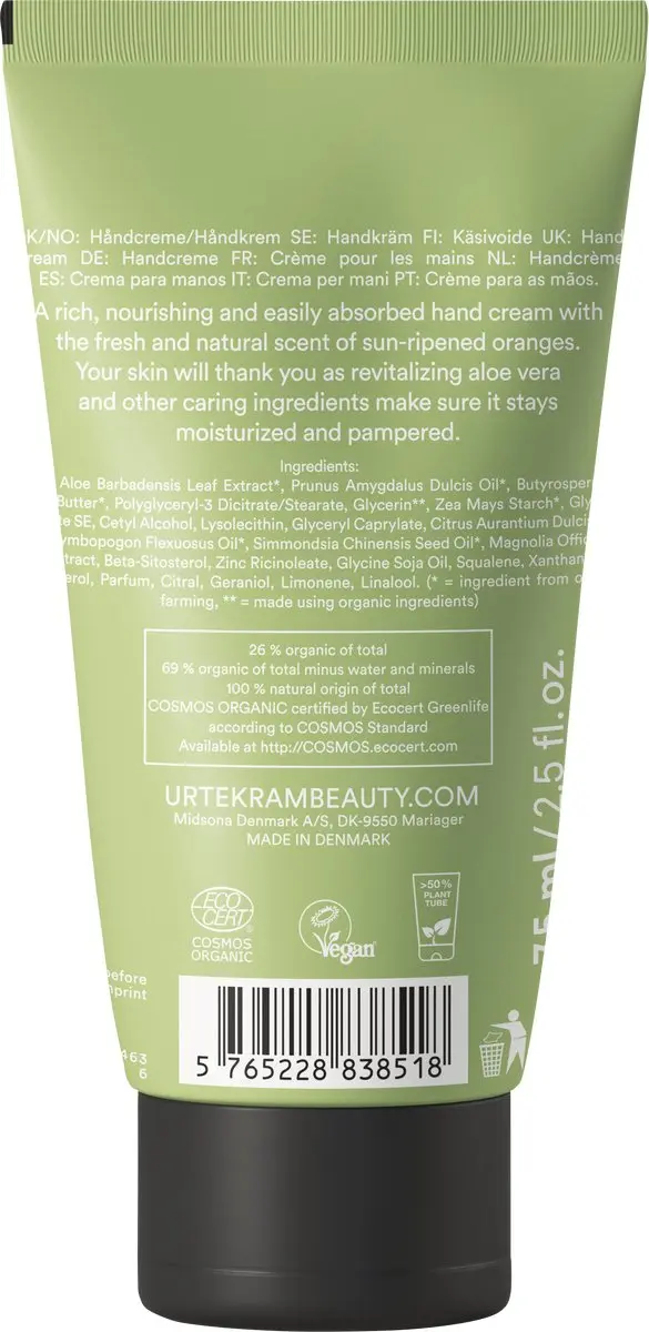 Urtekram Aloë Vera Handcrème 75ml