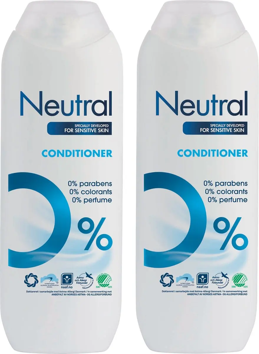 Neutral 0% Conditioner 2x250ml