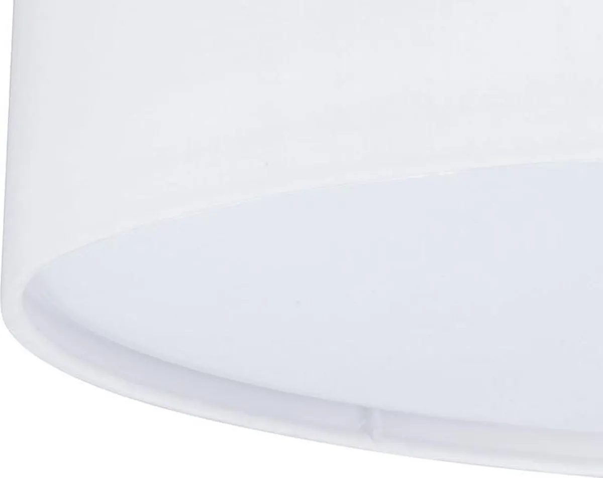 Eglo Pasteri Plafondlamp 5 Lichts - ø475mm - Nikkel-Mat - Wit