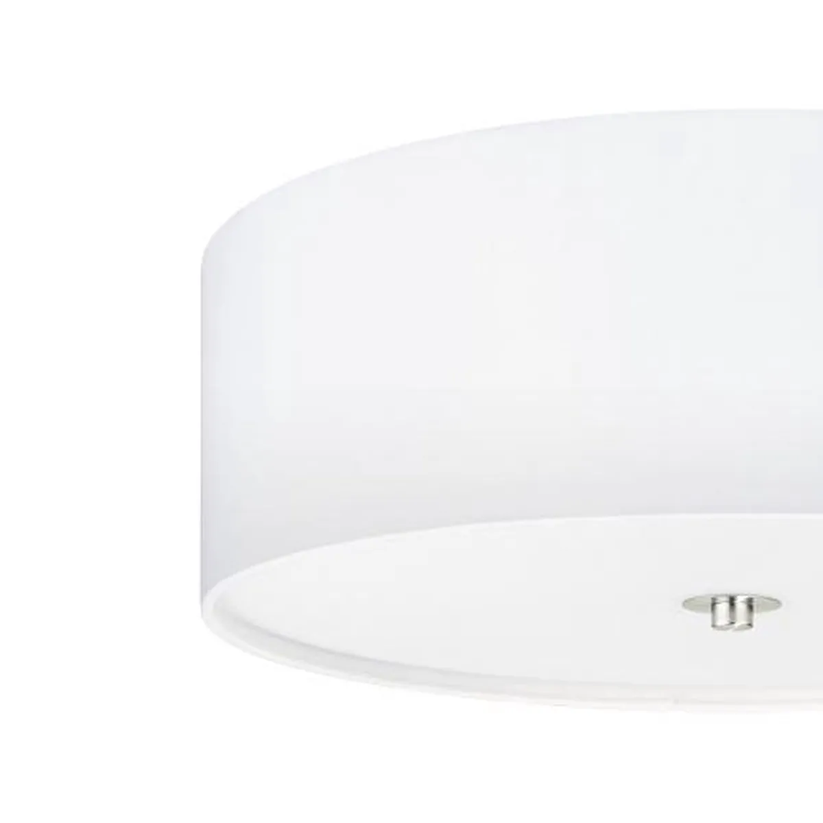 Eglo Pasteri Plafondlamp 5 Lichts - ø475mm - Nikkel-Mat - Wit