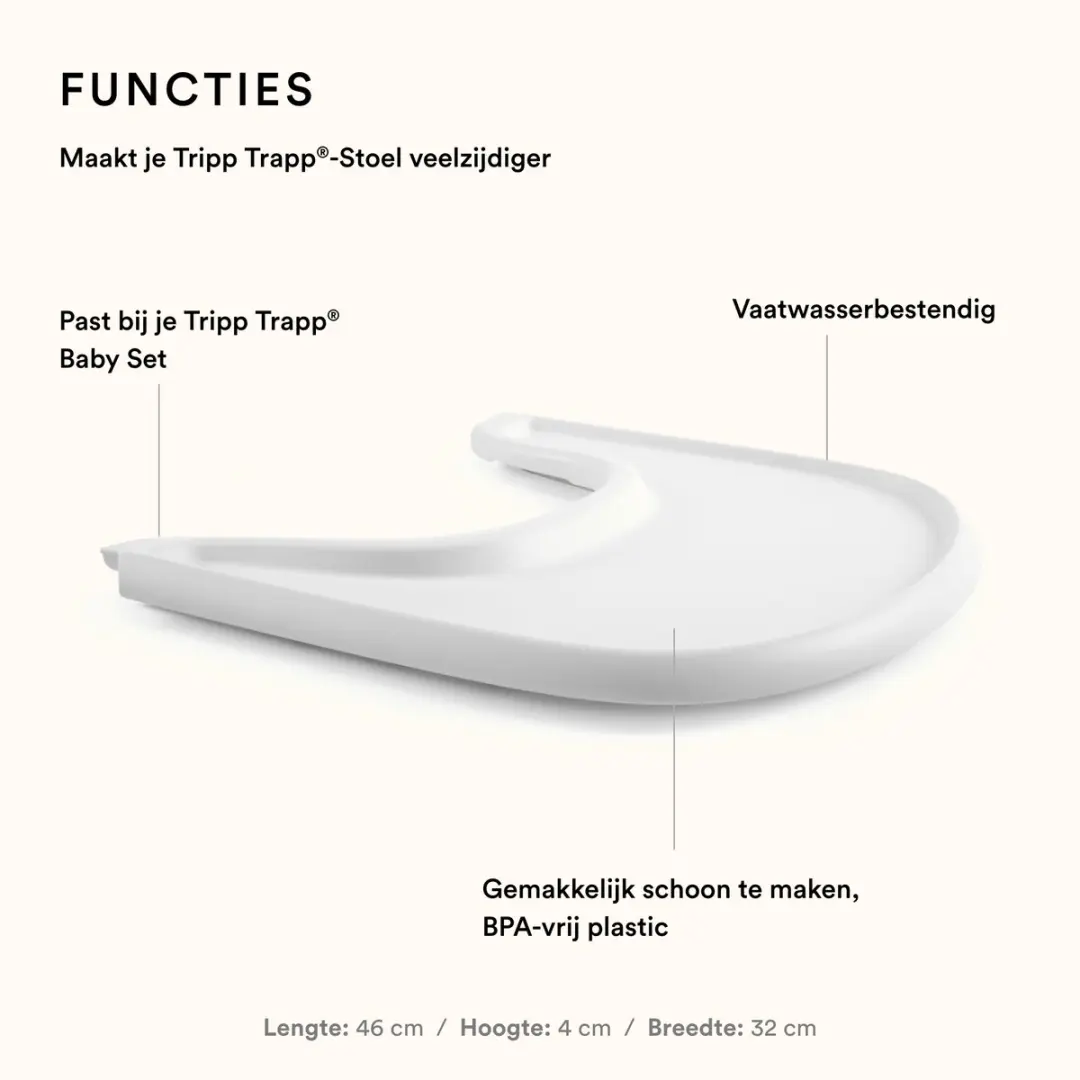 Stokke Tripp Trapp Dienblad Wit