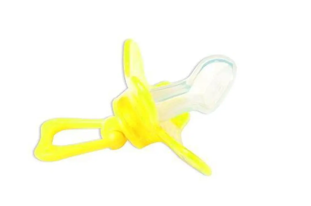 Difrax Fopspeen Dental Semi Filled 12+ Mnd - Roze/Zwart