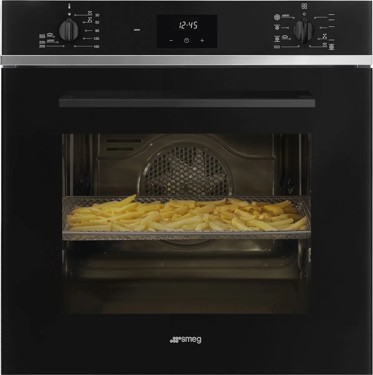 Smeg SF6400TB Inbouw Oven 79L - Zwart