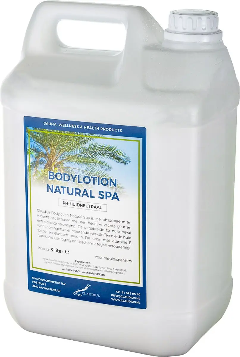Splashbox Cosmetics Bodylotion Natural Spa 5L