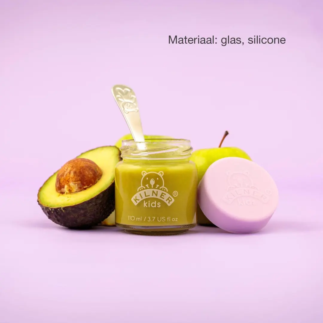 Kilner Babyvoeding Potten Set 6x110ml - IJsblauw/Lila/Geel