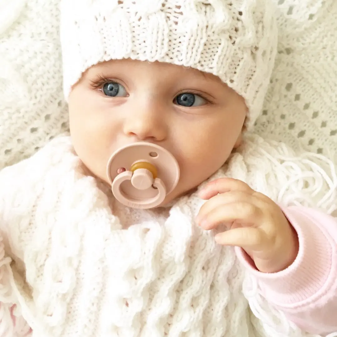 BIBS Colour Speen - 2 Stuks - Natuurlijk Rubberlatex - Maat 2 (6-18 M) - Ivory/Blush - afbeelding 6 van 6