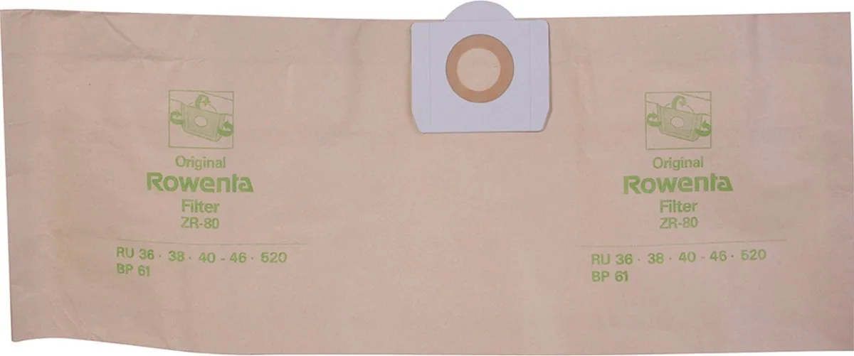 Rowenta ZR8001 Microvezelzakken - 4 Stuks