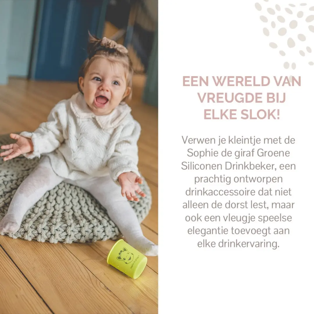 Sophie de Giraf Drinkbeker 80ml - Groen