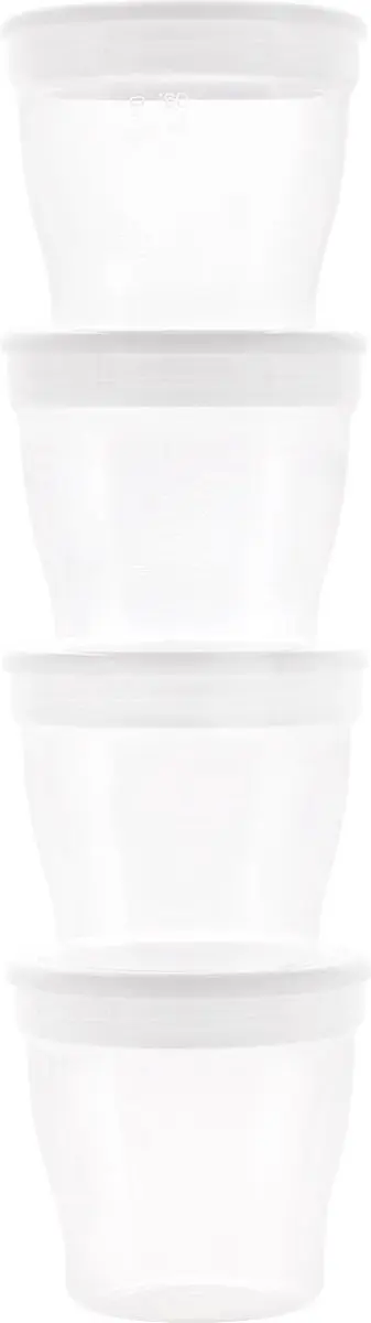 NUK Milk & Food Container 180ml - 4 Stuks