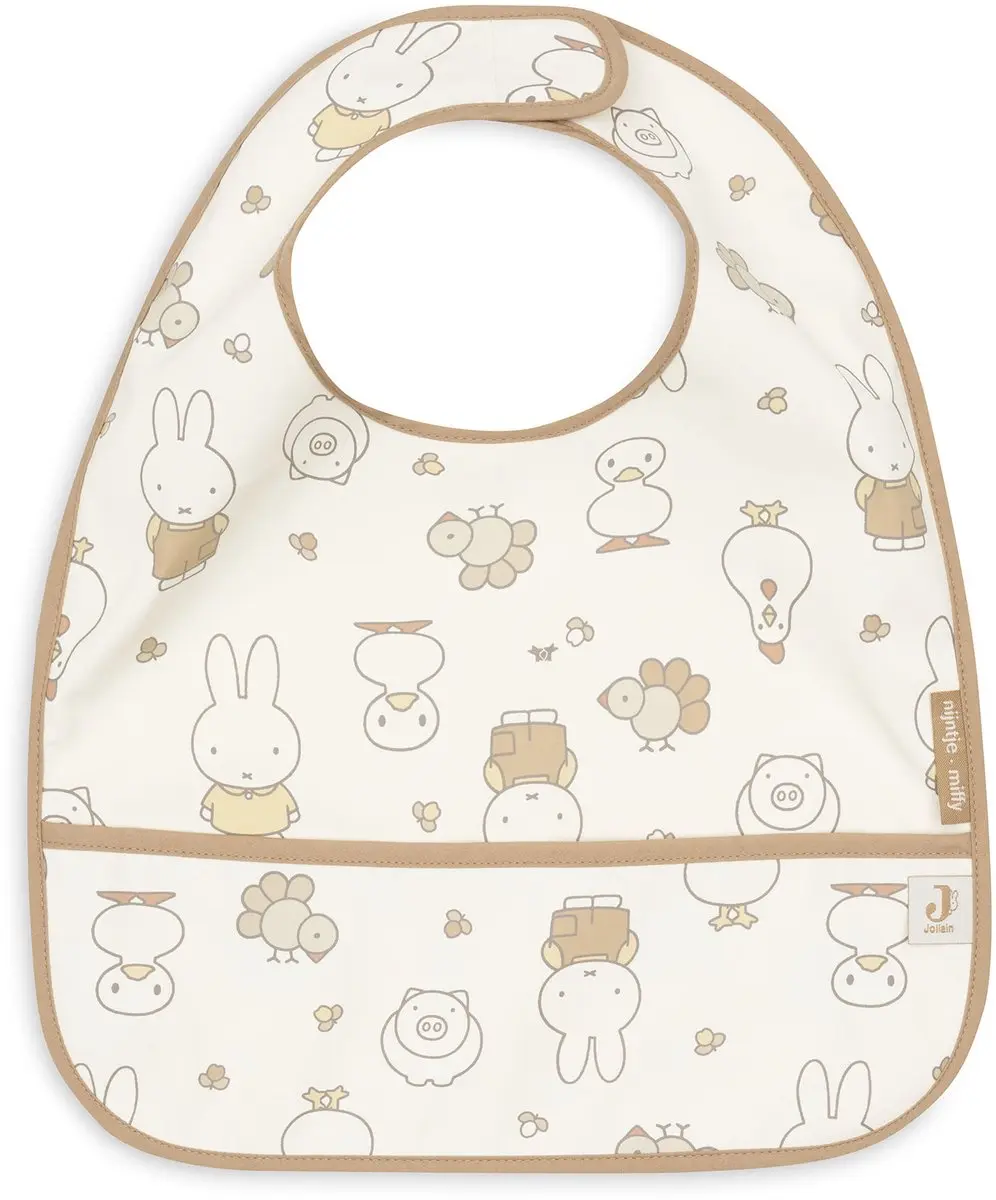 Jollein Slabbetjes Waterproof Miffy Family Farm - 2 Stuks - afbeelding 6 van 6
