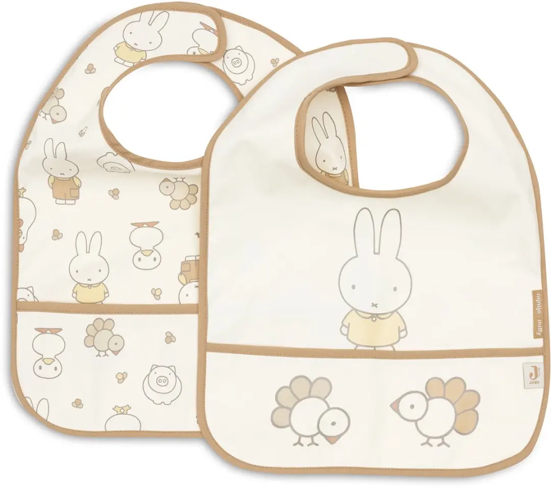 Jollein Slabbetjes Waterproof Miffy Family Farm