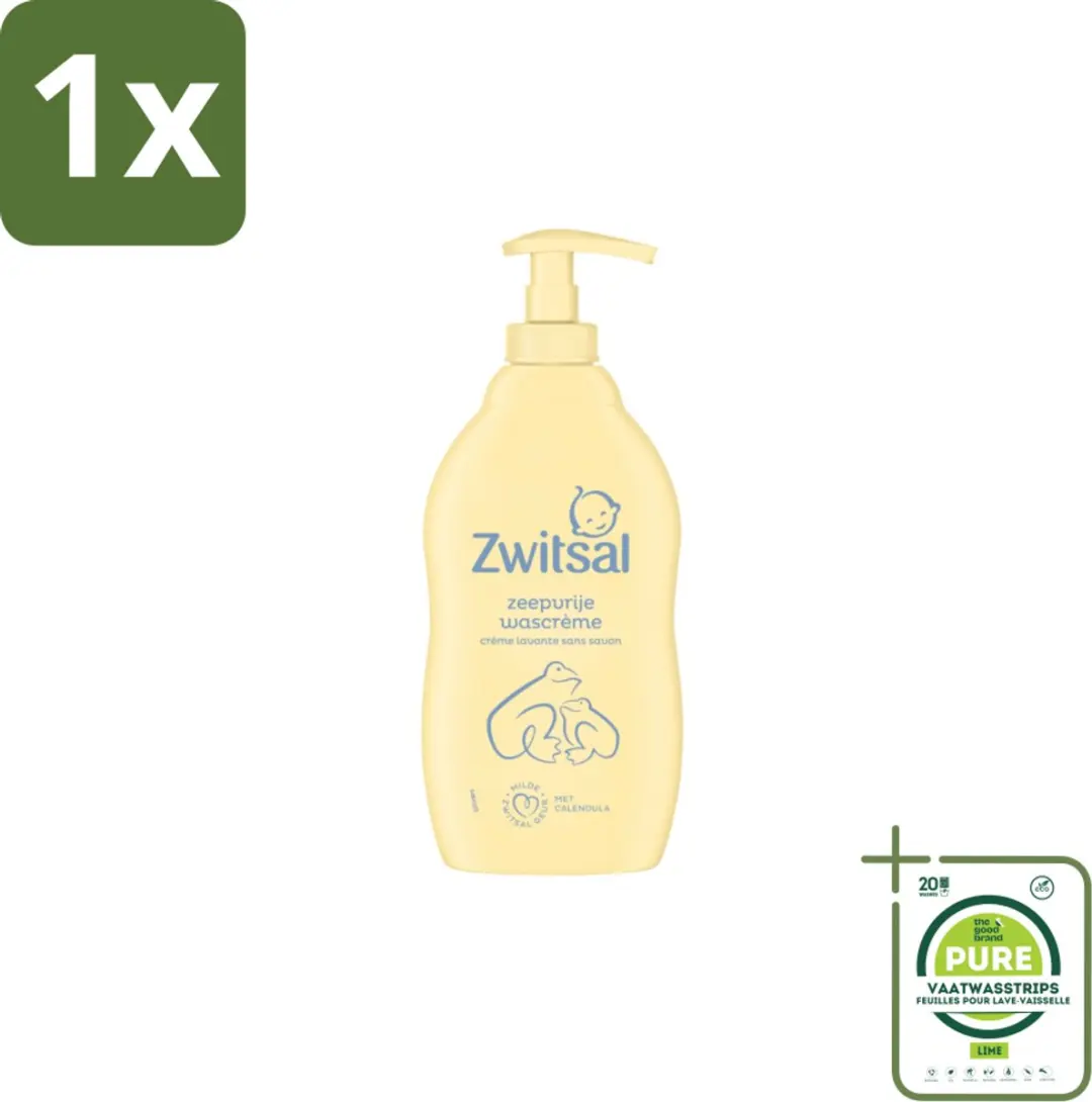 Zwitsal Zeepvrije Wascrème 400ml