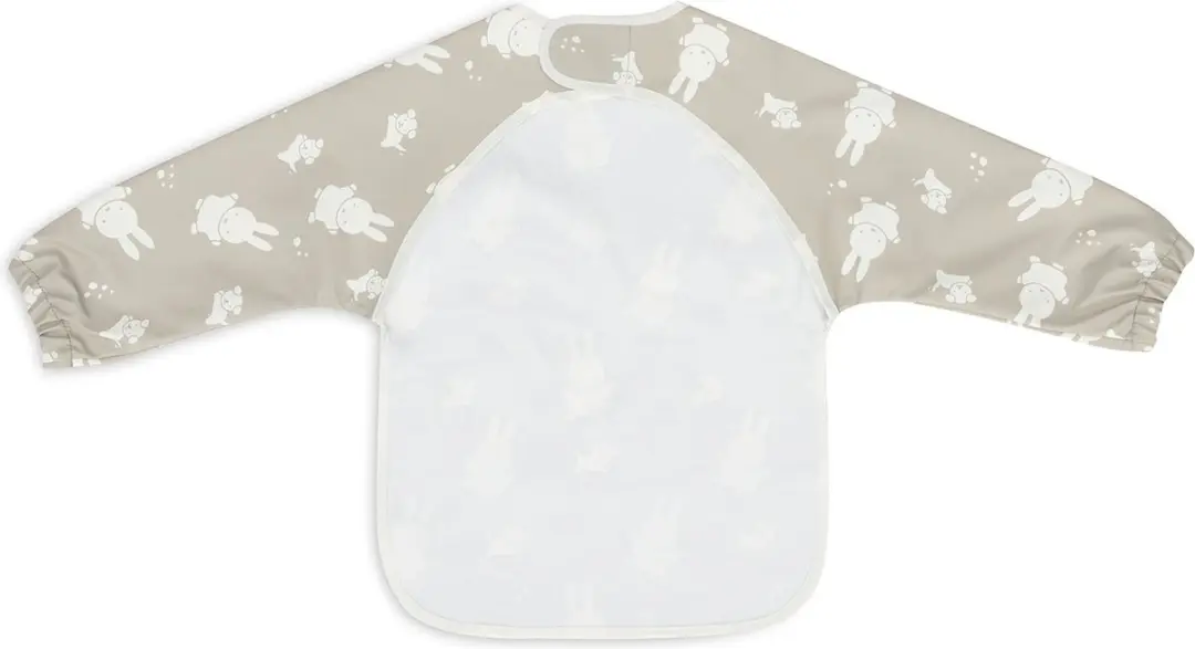 Jollein x Nijntje Slab Waterproof Met Mouw Miffy&Snuffy - Olive Green