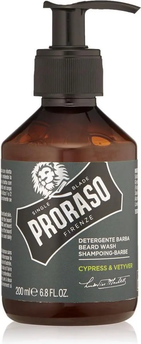 Proraso Baard Shampoo Cypress & Vetyver 200ml
