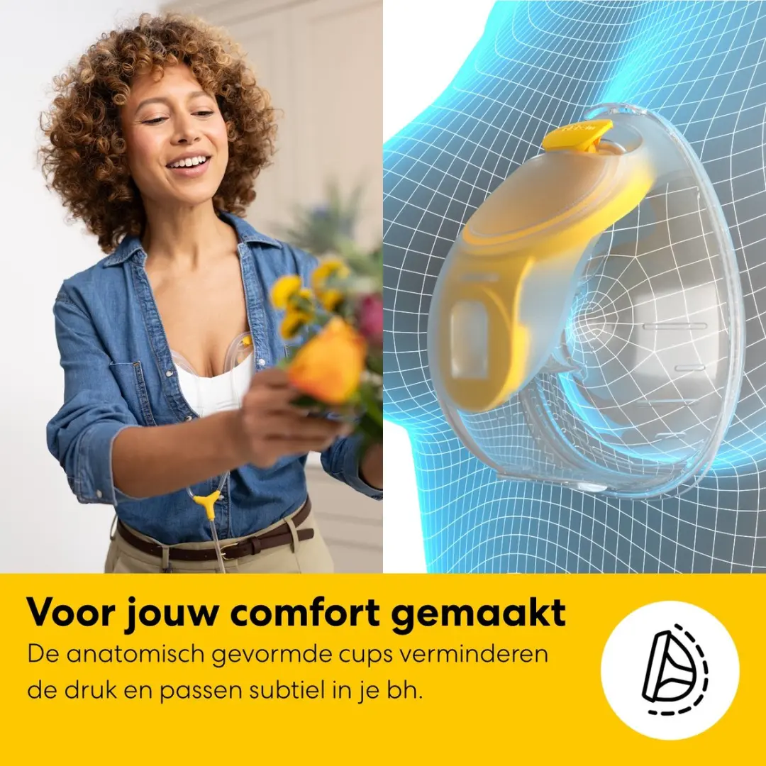 Medela Freestyle Mini Handsfree Borstkolf - Transparant