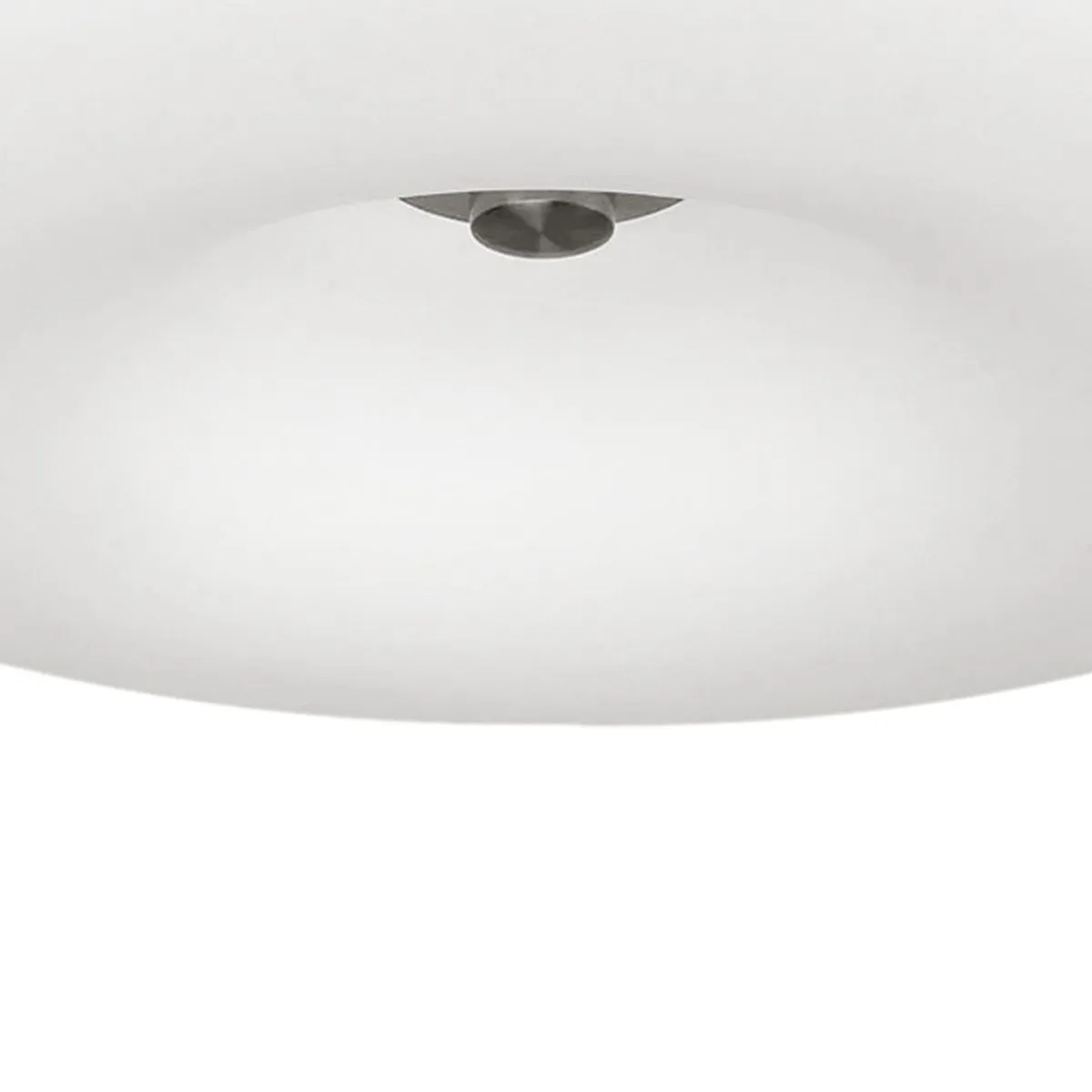 Eglo Optica Plafondlamp Ø35cm Nikkel-Mat Wit