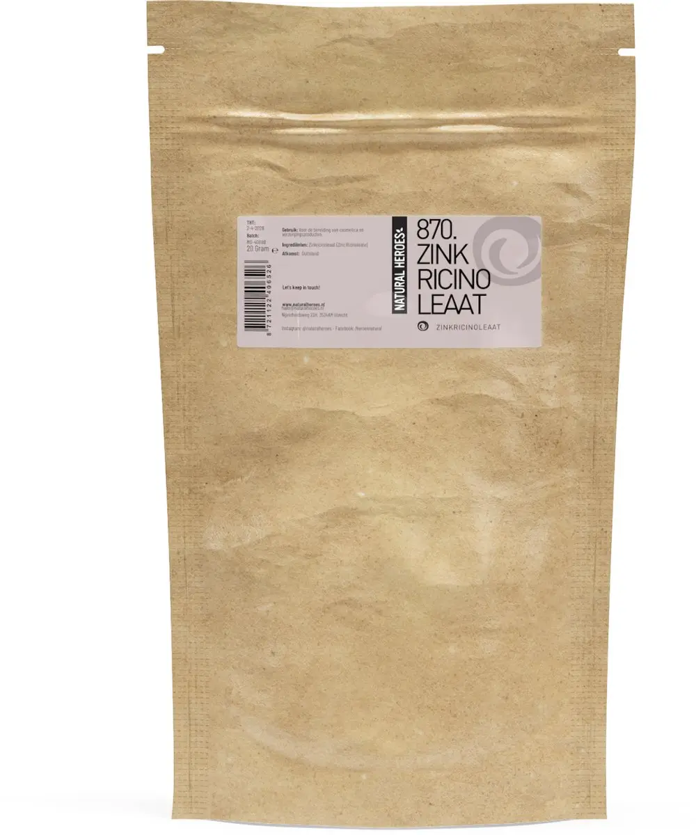 Natural Heroes Zinkricinoleaat Wax 20g