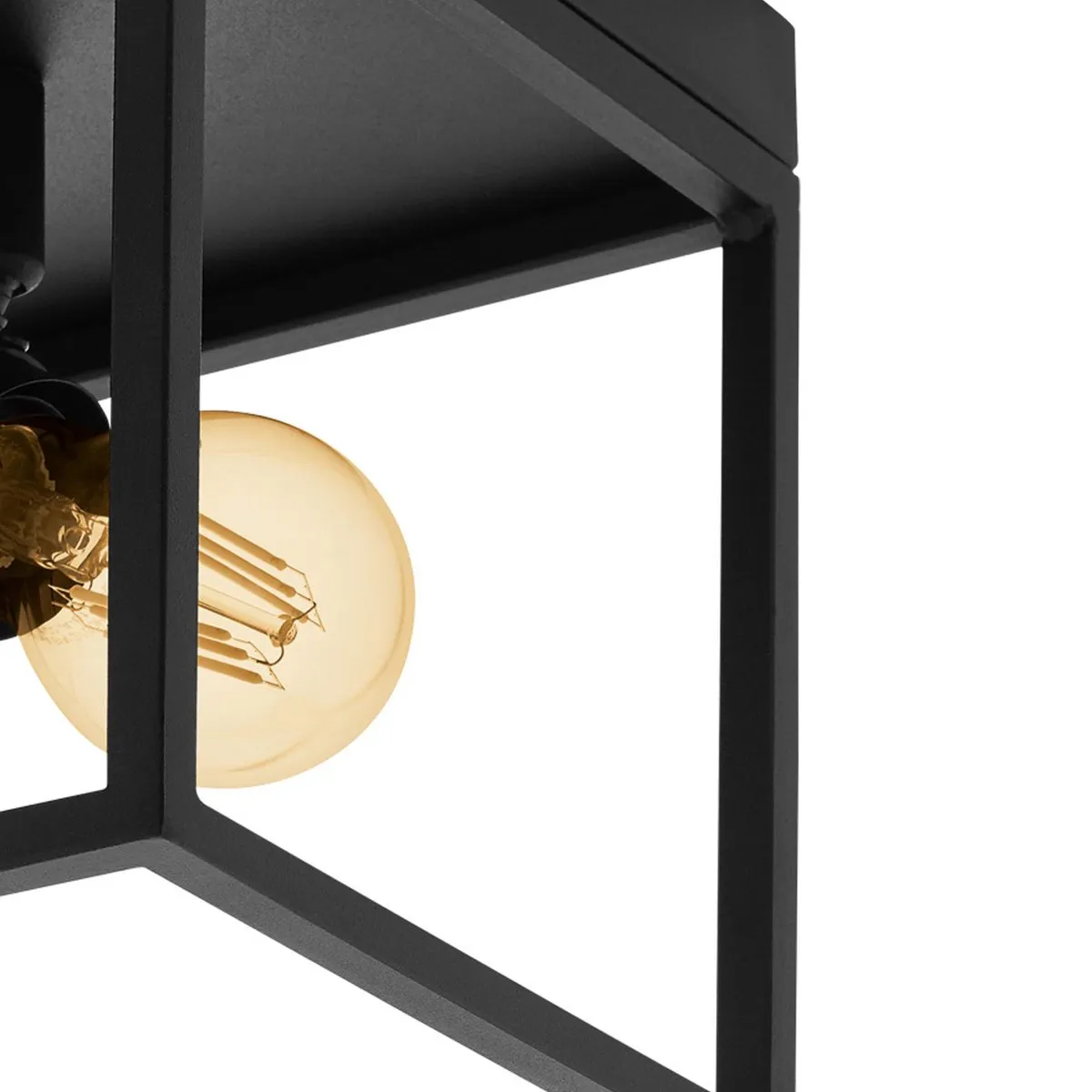 Eglo Silentina Plafondlamp E27 - 2 Lichtpunten - Zwart