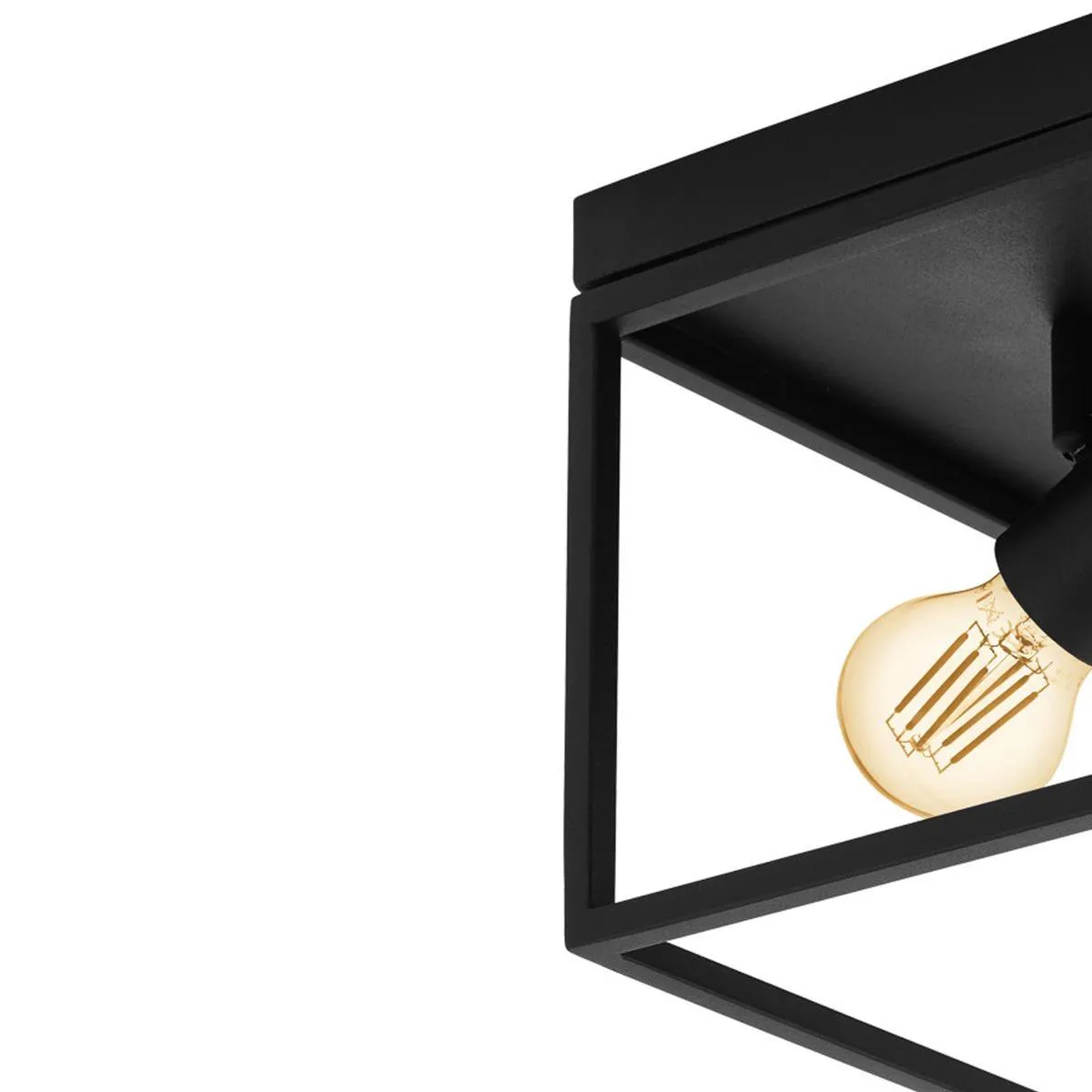 Eglo Silentina Plafondlamp E27 - 2 Lichtpunten - Zwart