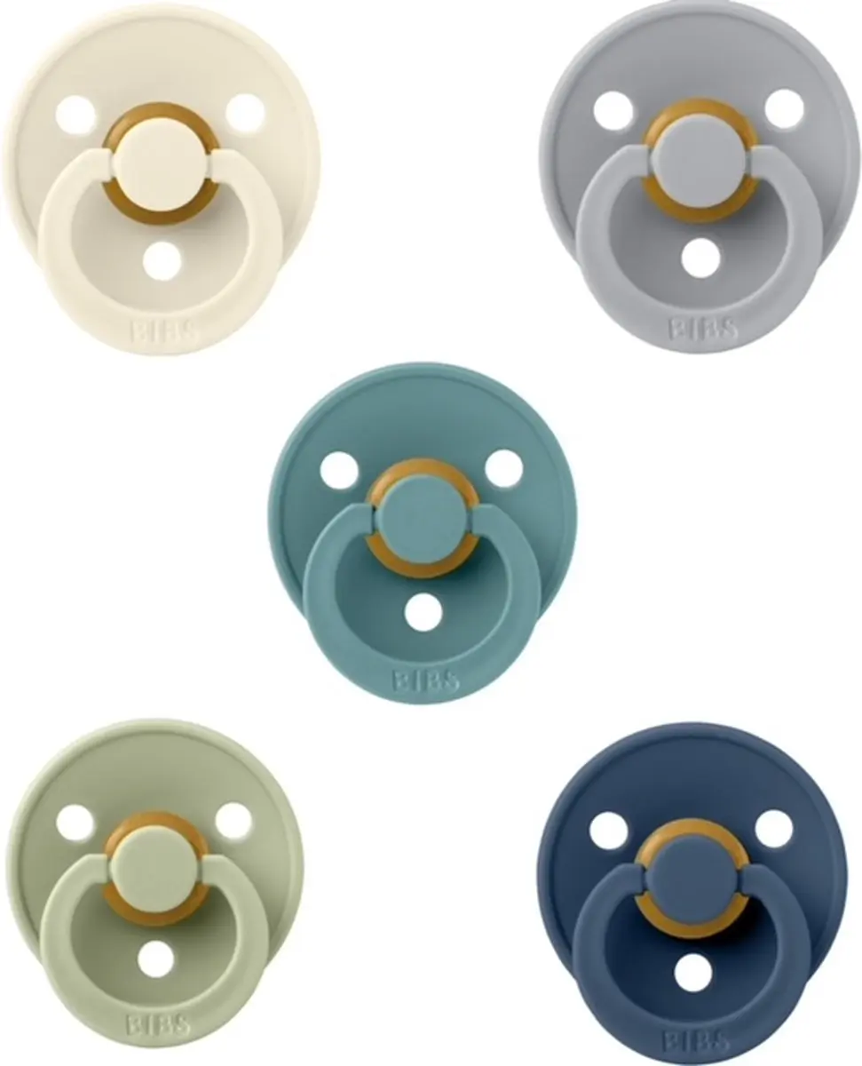 BIBS Fopspenen 6-18 Maand Set 5 Stuks