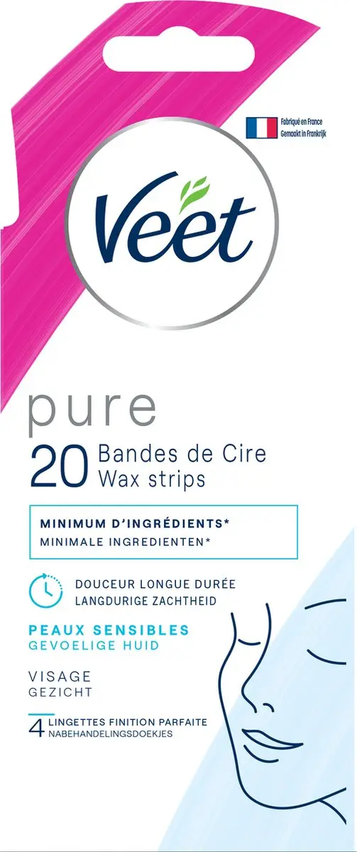 Veet Ontharingsstrips Gezicht Hypoallergene Minima