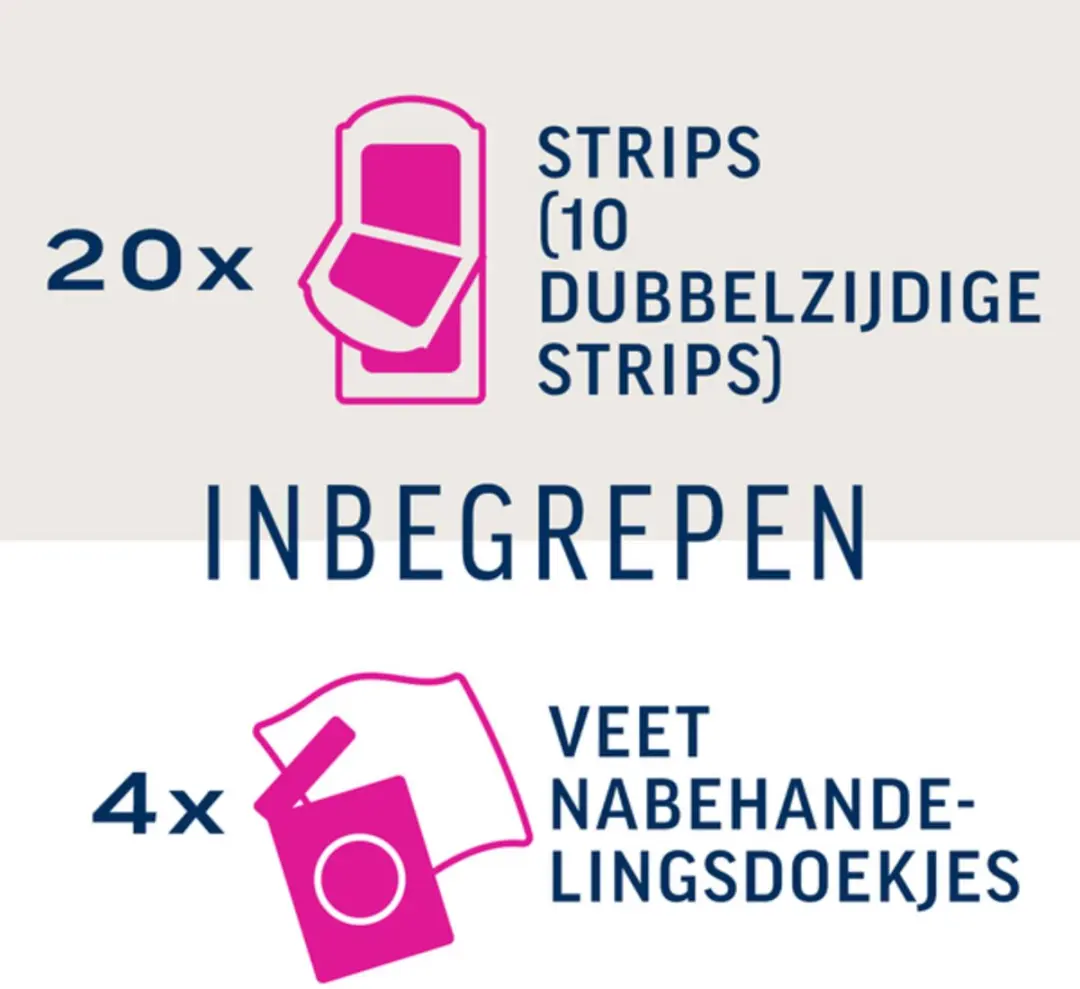 Veet Ontharingsstrips Gezicht Hypoallergene Minima - 20 Stuks - afbeelding 6 van 6