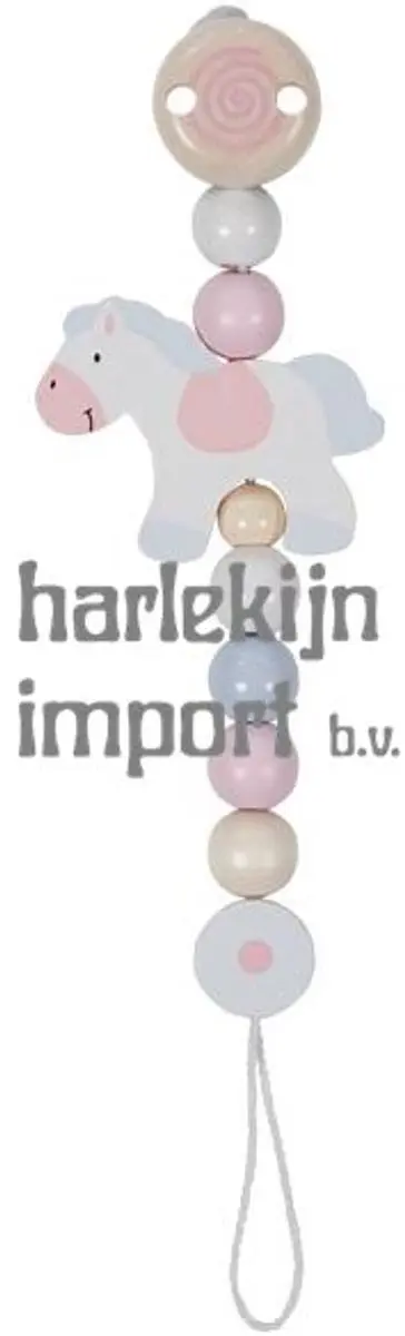 Goki Fopspeenketting Paard - Hout - 21cm