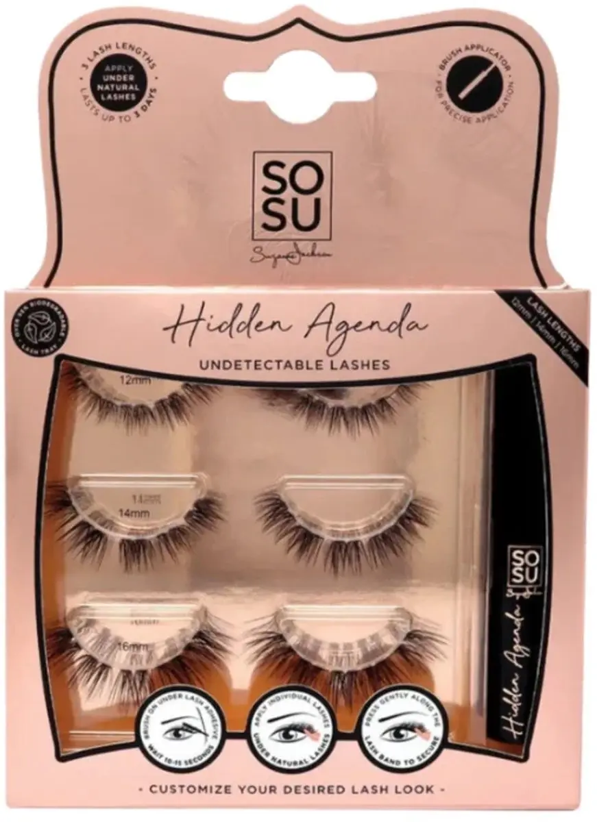 Sosu Hidden Agenda Eyelash Kit Extra Long - 3ml